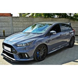 Накладки сплиттеры на пороги на Ford Focus III RS рестайл